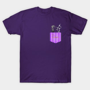 Purple Dapper Dan Pocket T-Shirt